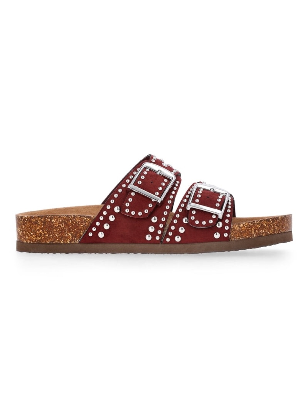 TIME & TRUE Time and Tru
Women's
Burgundy Studded
Sandals - Picture 4 of 5
